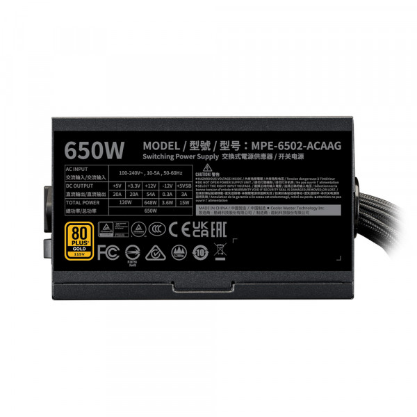 Nguồn Cooler Master G Gold 650 V2 Full Range
