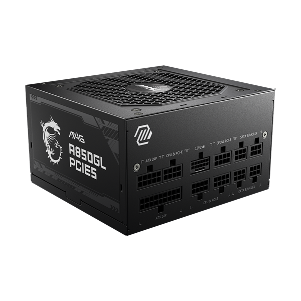 Nguồn MSI MAG A850GL PCIE 5.0 80 Plus Gold
