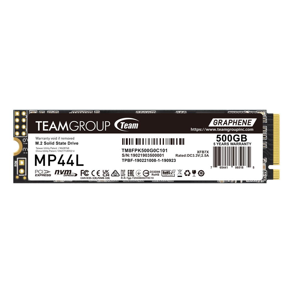 Ổ cứng SSD TeamGroup MP44L 500GB PCIe Gen4x4