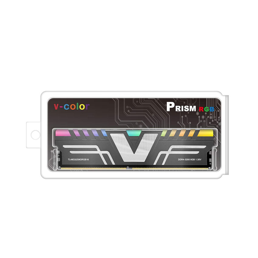 Ram Desktop V-color Prism RGB 8GB DDR4 3200Mhz