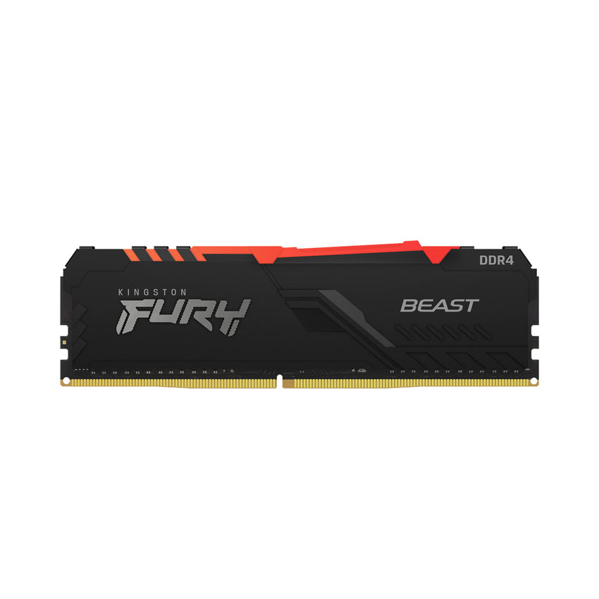 Ram Desktop Kingston Fury Beast RGB 8GB DDR4 3200Mhz (KF432C16BBA/8)