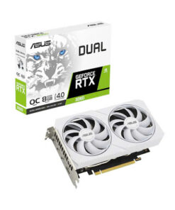 Card màn hình ASUS DUAL RTX3060 O8G WHITE 8GB GDDR6