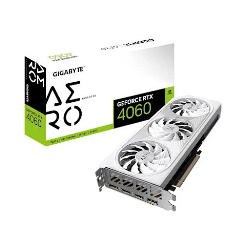 Card màn hình GIGABYTE GeForce RTX 4060 AERO OC 8G 8GB GDDR6